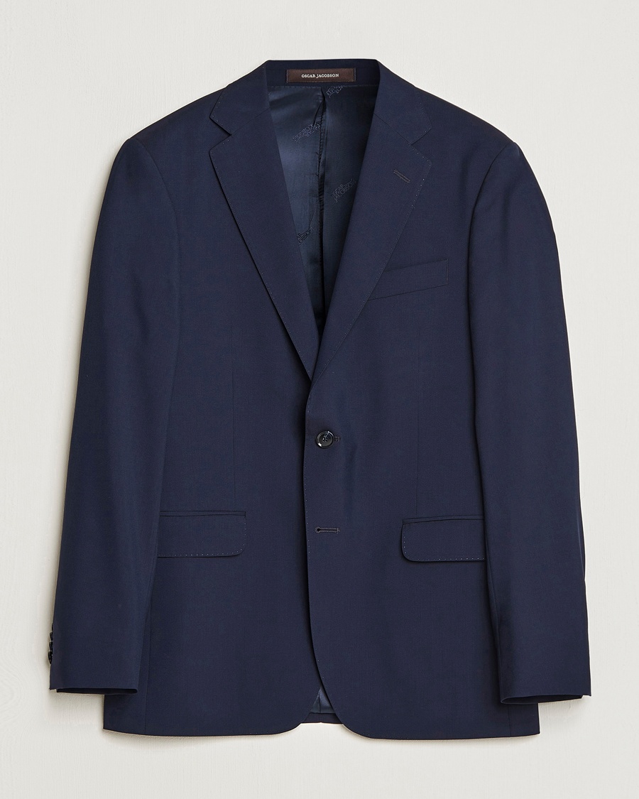 Herr | Oscar Jacobson | Oscar Jacobson | Falk Wool Blazer Blue