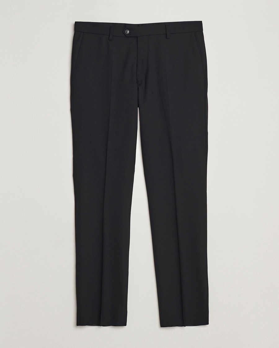 Herr | Oscar Jacobson | Oscar Jacobson | Diego Wool Trousers Black
