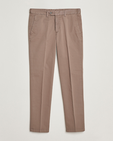 Herr | Oscar Jacobson | Oscar Jacobson | Danwick Cotton Trousers Light Brown