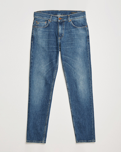 Herr | Blå jeans | Oscar Jacobson | Albert Cotton Stretch Jeans Vintage Wash