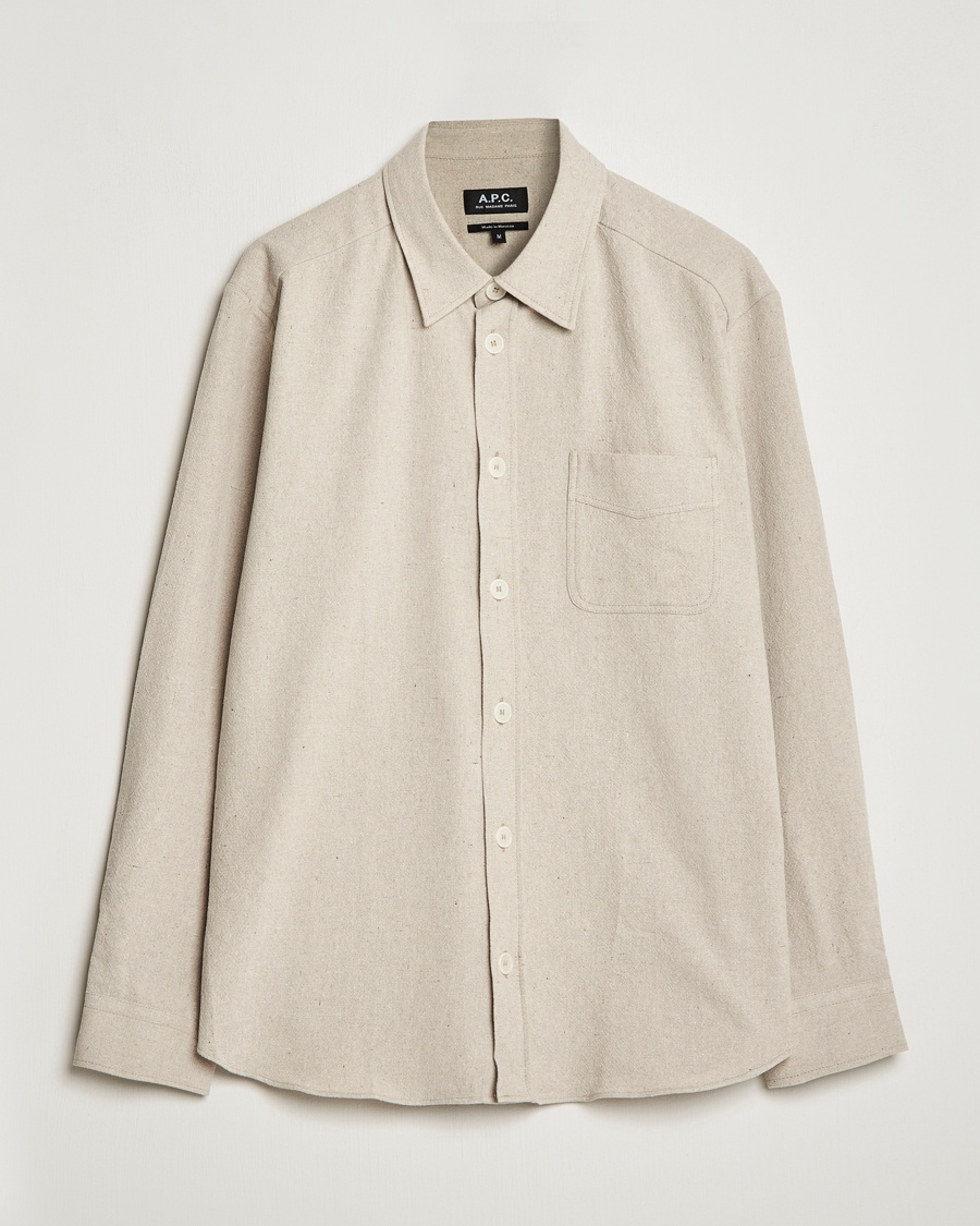 Herr | A.P.C. | A.P.C. | Aston Overshirt Light Beige
