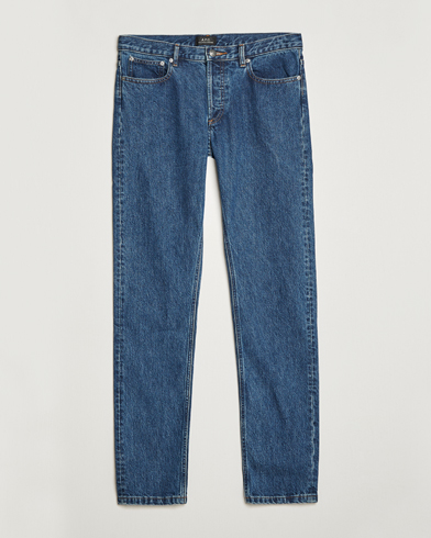 Herr | Blå jeans | A.P.C. | Petit New Standard Jeans Washed Indigo