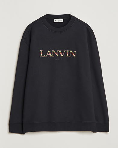 Herr | Lanvin | Lanvin | Curb Logo Sweatshirt Black