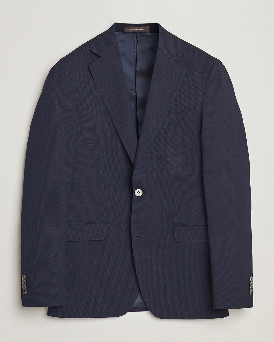 Herr | Oscar Jacobson | Oscar Jacobson | Ego Wool Blazer Blue