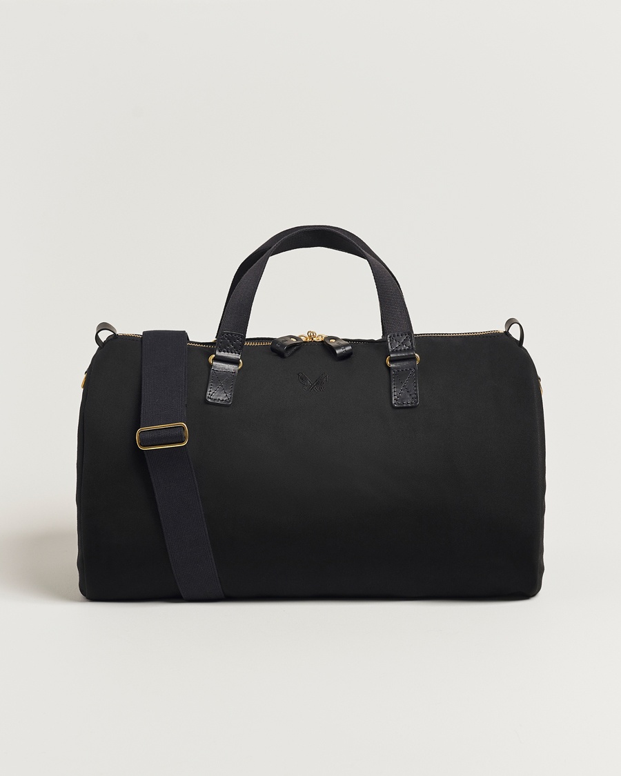 Herr | Weekendbags | Bennett Winch | Canvas Suit Carrier Holdall Black
