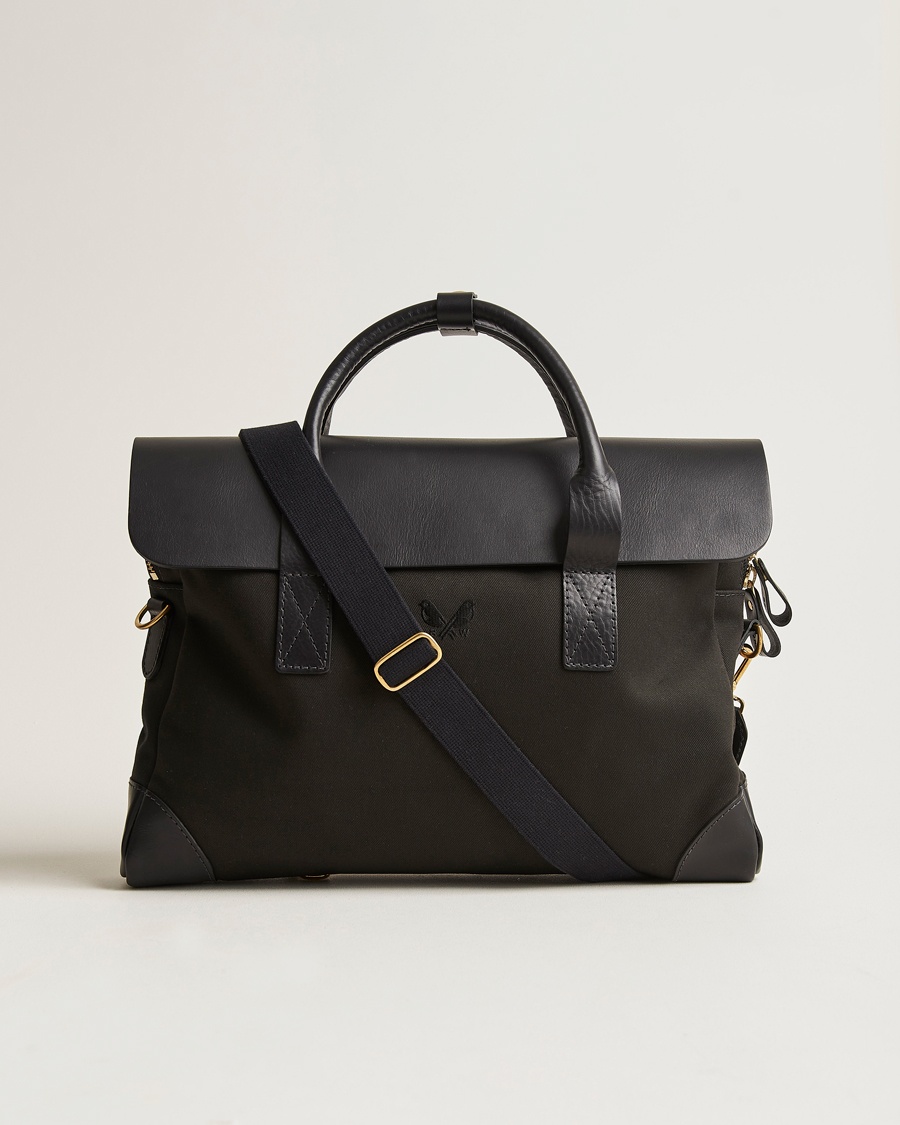 Herr | Portföljer | Bennett Winch | Canvas Briefcase Black