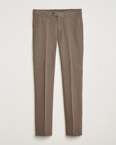 Herr | Canali | Canali | Slim Fit Stretch Chinos Brown
