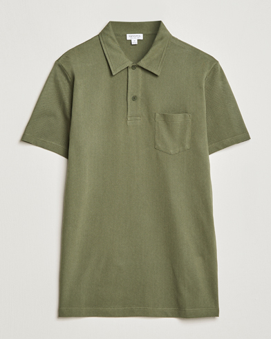 Herr | Sunspel | Sunspel | Riviera Polo Shirt Hunter Green