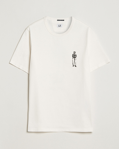 Herr | C.P. Company | C.P. Company | Mercerized Jersey Logo T-Shirt White