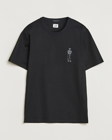 Herr | C.P. Company | C.P. Company | Mercerized Jersey Logo T-Shirt Black