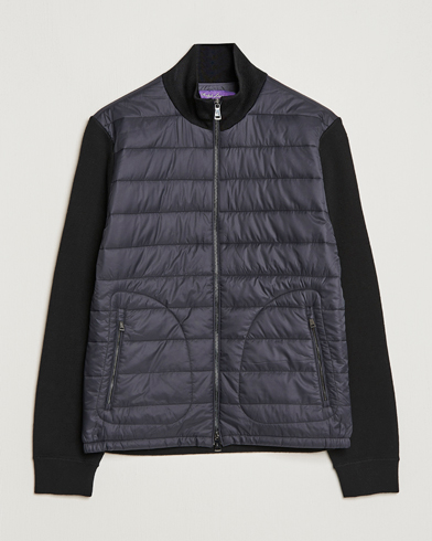 Herr | Casual jackor | Ralph Lauren Purple Label | Hybrid Zip Jacket Black