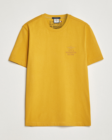 Herr | Aeronautica Militare | Aeronautica Militare | TS2129 Crew Neck T-Shirt Yellow
