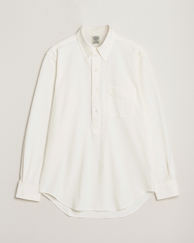 Herr |  | Kamakura Shirts | Vintage Ivy Knit Popover Shirt Off White