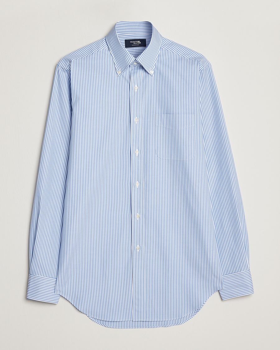  Slim Fit Oxford BD Shirt Blue Bengal Stripe