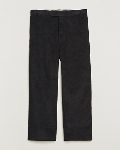 Herr | Manchesterbyxor | Thom Browne | Straight Cropped Corduroy Trousers Black