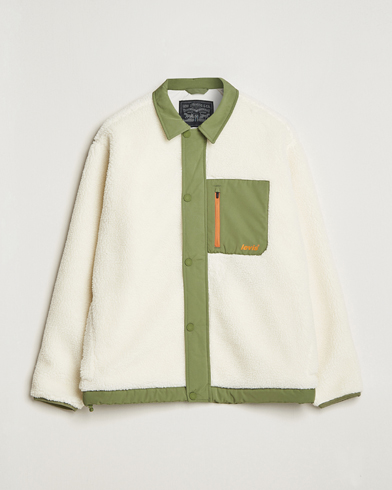 Herr | Fleecetröjor | Levi's | Buchanan Sherpa Jacket White/Green