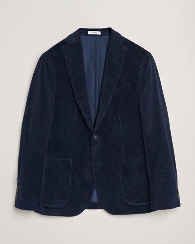 Herr | Rea kläder | Boglioli | K Jacket Corduroy Blazer Navy