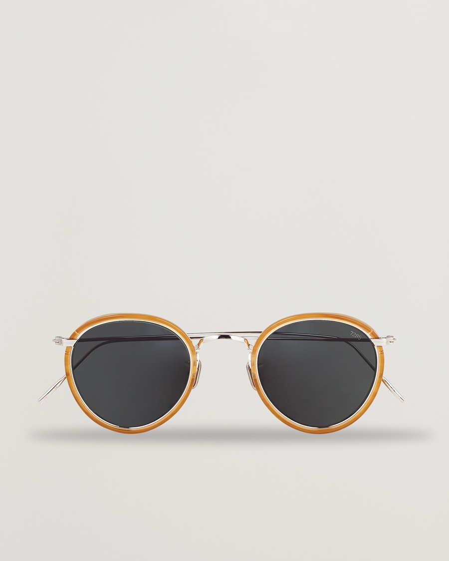 EYEVAN 7285 717E Sunglasses Silver Honey