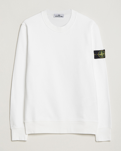 Herr | Sweatshirts | Stone Island | Garment Dyed Fleece Sweatshirt White