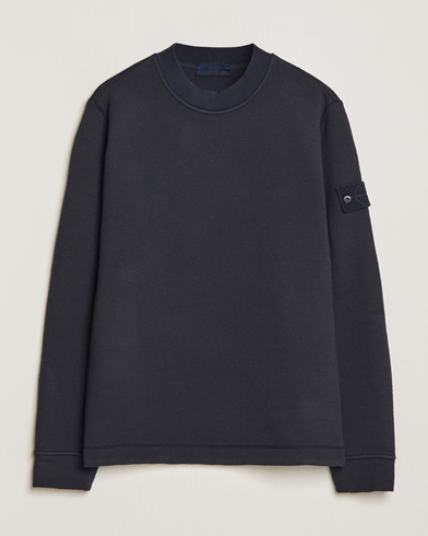 Herr | Luxury Brands | Stone Island | Ghost Piece Wool Fleece Sweater Navy Blue