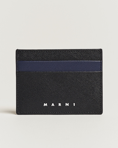 Herr | Plånböcker | Marni | Saffiano Leather Cardholder Blublack