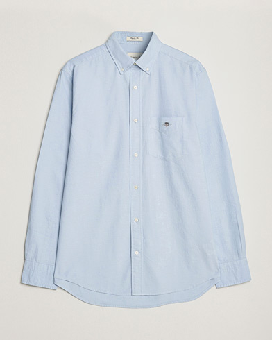 Herr | GANT | GANT | Regular Fit Oxford Shirt Light Blue