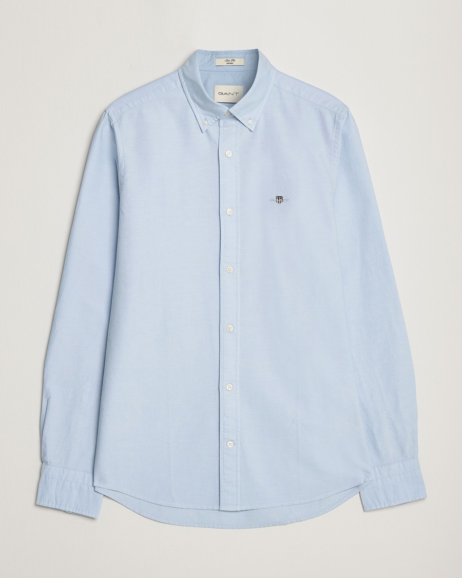 GANT Slim Fit Oxford Shirt Light Blue