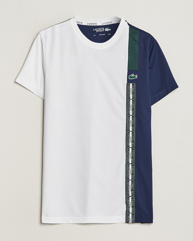 Herr | Training | Lacoste Sport | Performance Colourblocked T-Shirt White/Navy