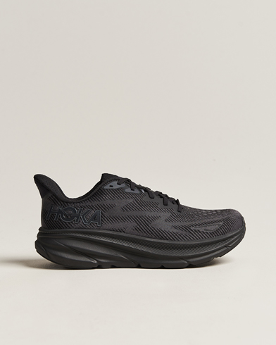 Herr | Svarta sneakers | Hoka One One | Hoka Clifton 9 Black