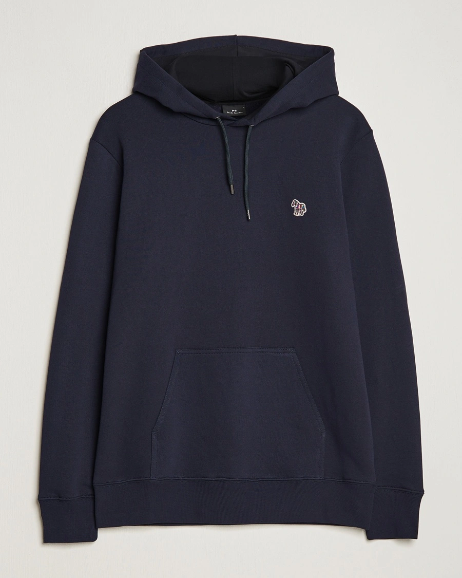 Herr | Kläder | PS Paul Smith | Zebra Organic Cotton Hoodie Navy
