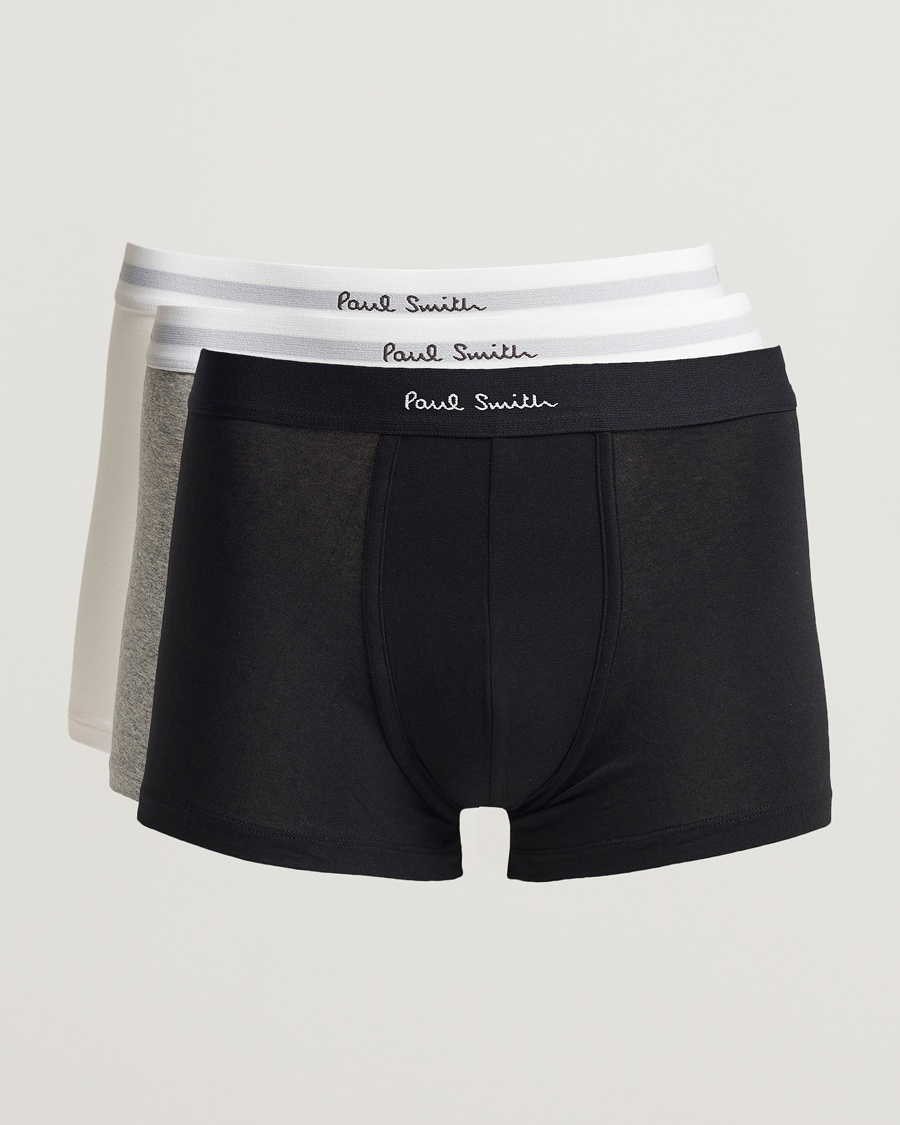 Paul Smith 3-Pack Trunk White/Black/Grey – Flerfärgad
