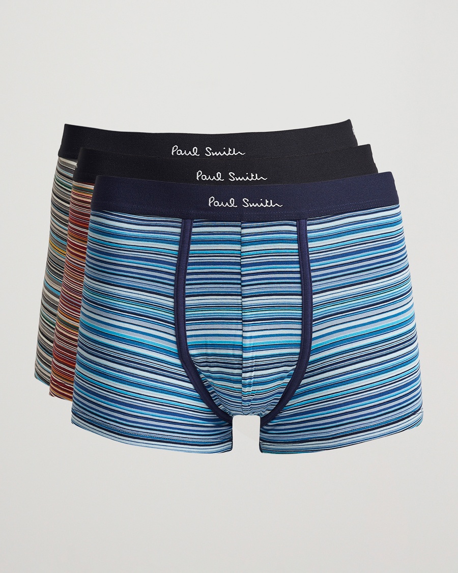 Paul Smith 3-Pack Trunk Multistripes – Flerfärgad