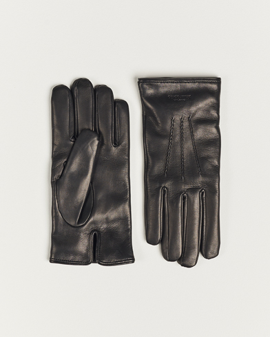 Herr | Luxury Brands | Giorgio Armani | Lamb Leather Gloves Black