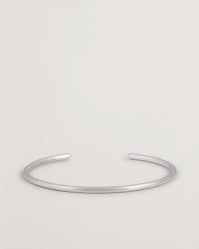 LE GRAMME Bangle Bracelet Brushed Sterling Silver 7g