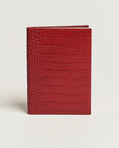 Herr | Anteckningsböcker | Smythson | Mara Leather Portobello Notebook Red