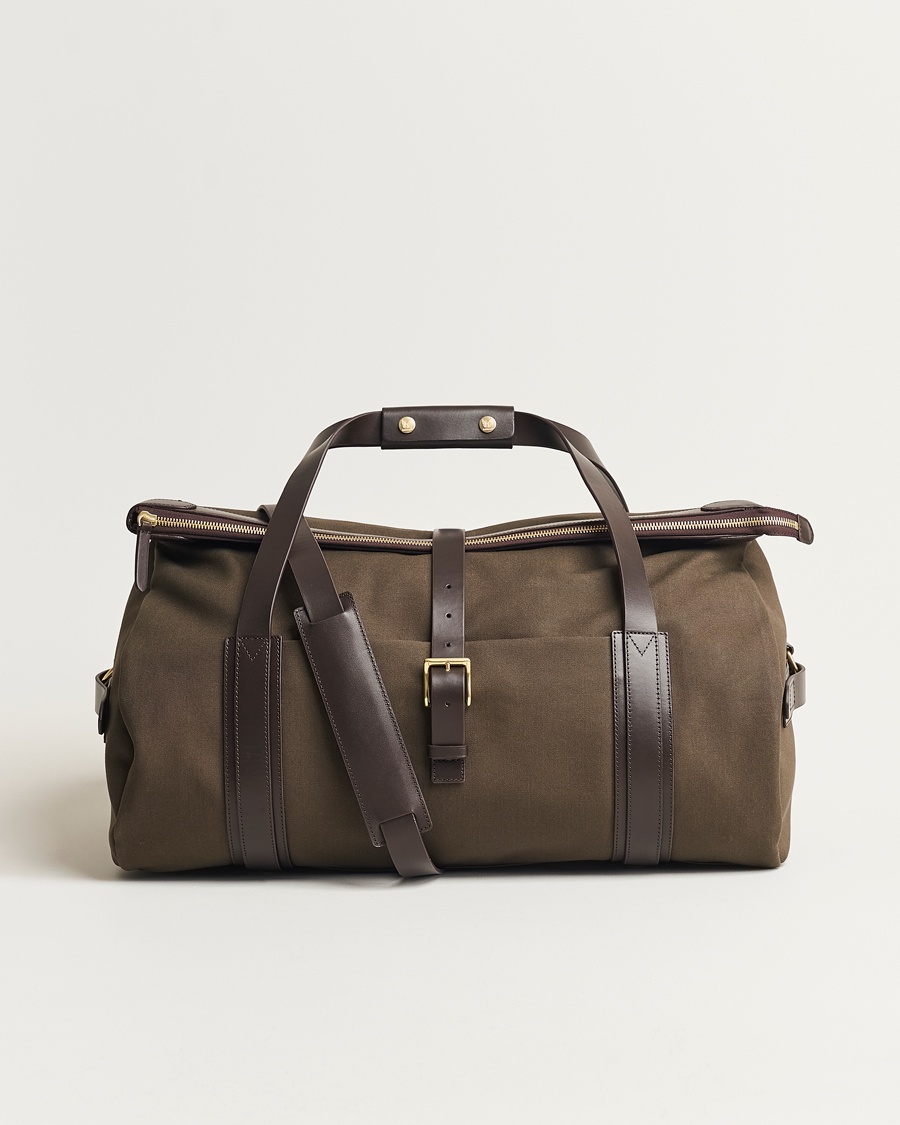 Herr | Weekendbags | Mismo | M/S Explorer Weekendbag Army/Dark Brown