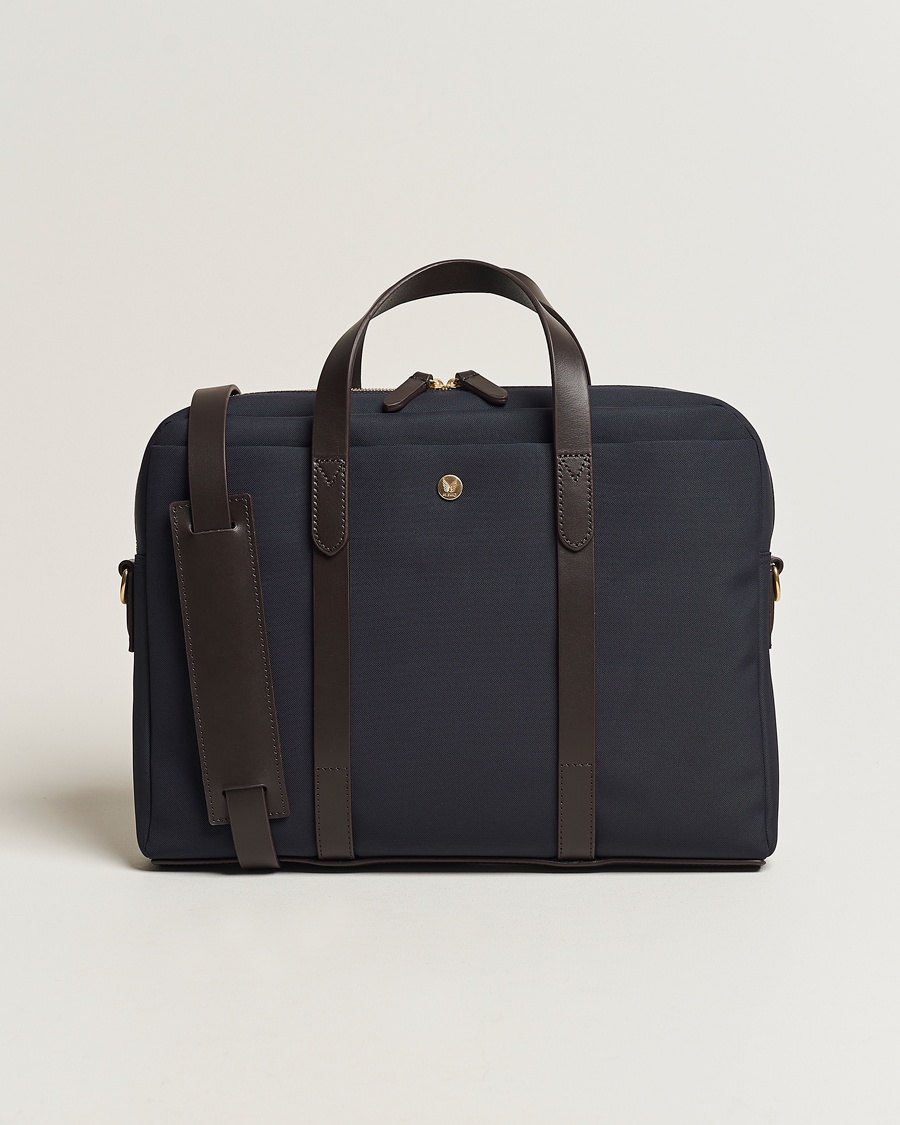 Herr | Portföljer | Mismo | M/S Aspire Briefcase Navy/Dark Brown