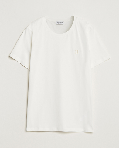 Herr | Kortärmade t-shirts | Dondup | Logo Crew Neck T-Shirt Off White