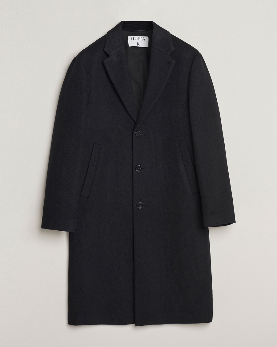 Filippa K London Wool Coat Black – Svart