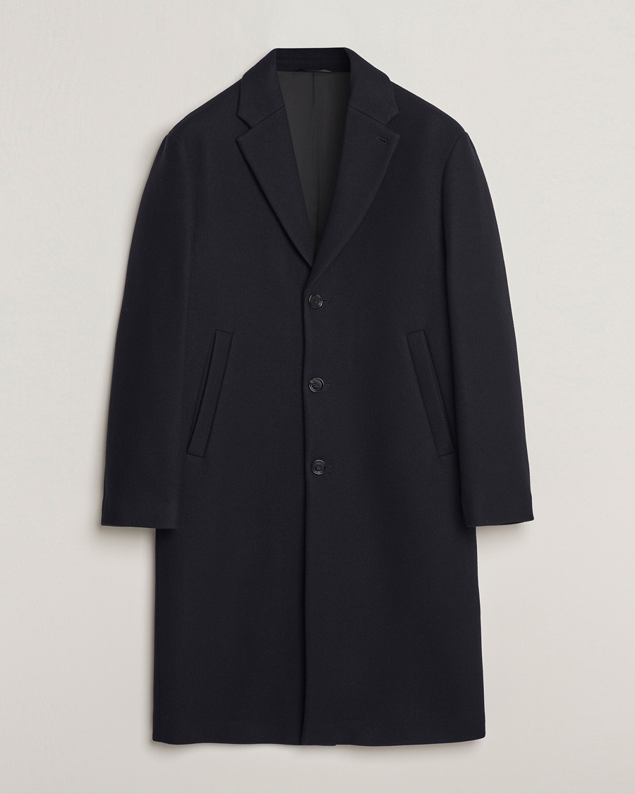 Filippa K London Wool Coat Navy – Blå