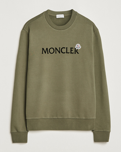 Herr | Moncler | Moncler | Lettering Logo Sweatshirt Olive