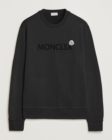 Herr | Moncler | Moncler | Lettering Logo Sweatshirt Black