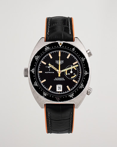 Herr | Pre-Owned & Vintage Watches | Heuer Pre-Owned | Autavia 15630 MH Orange Boy Steel Black