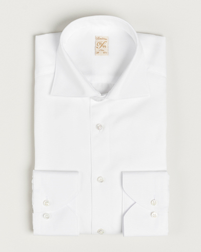 Herr | Businesskjortor | Stenströms | 1899 Slim Cotton Royal Oxford Shirt White