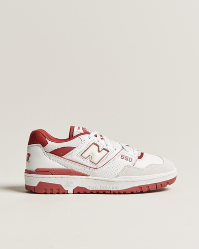 Herr | Vita sneakers | New Balance | 550 Sneakers White/Red