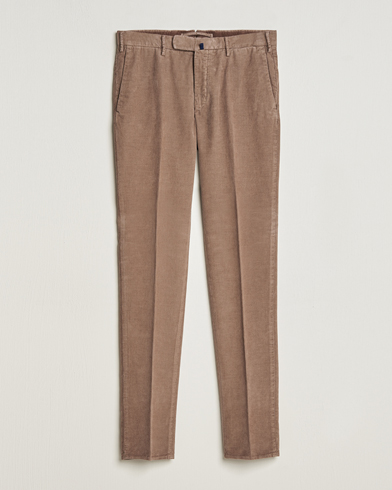 Herr | Manchesterbyxor | Incotex | Slim Fit Soft Corduroy Trousers Taupe
