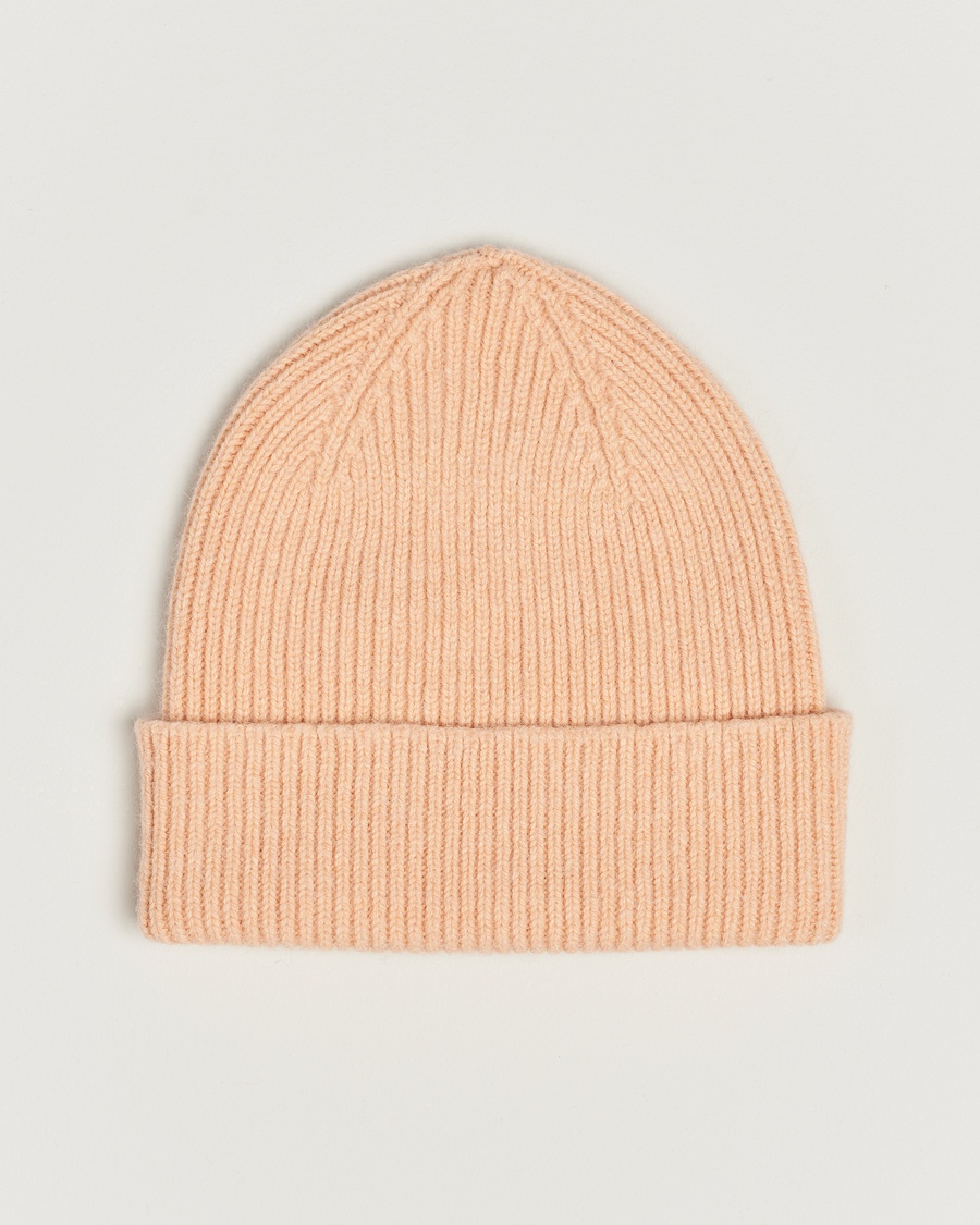 Le Bonnet Lambswool/Caregora Beanie Peach – Rosa