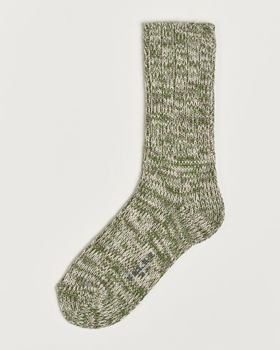 Herr |  | Falke | Brooklyn Cotton Sock Thyme Green