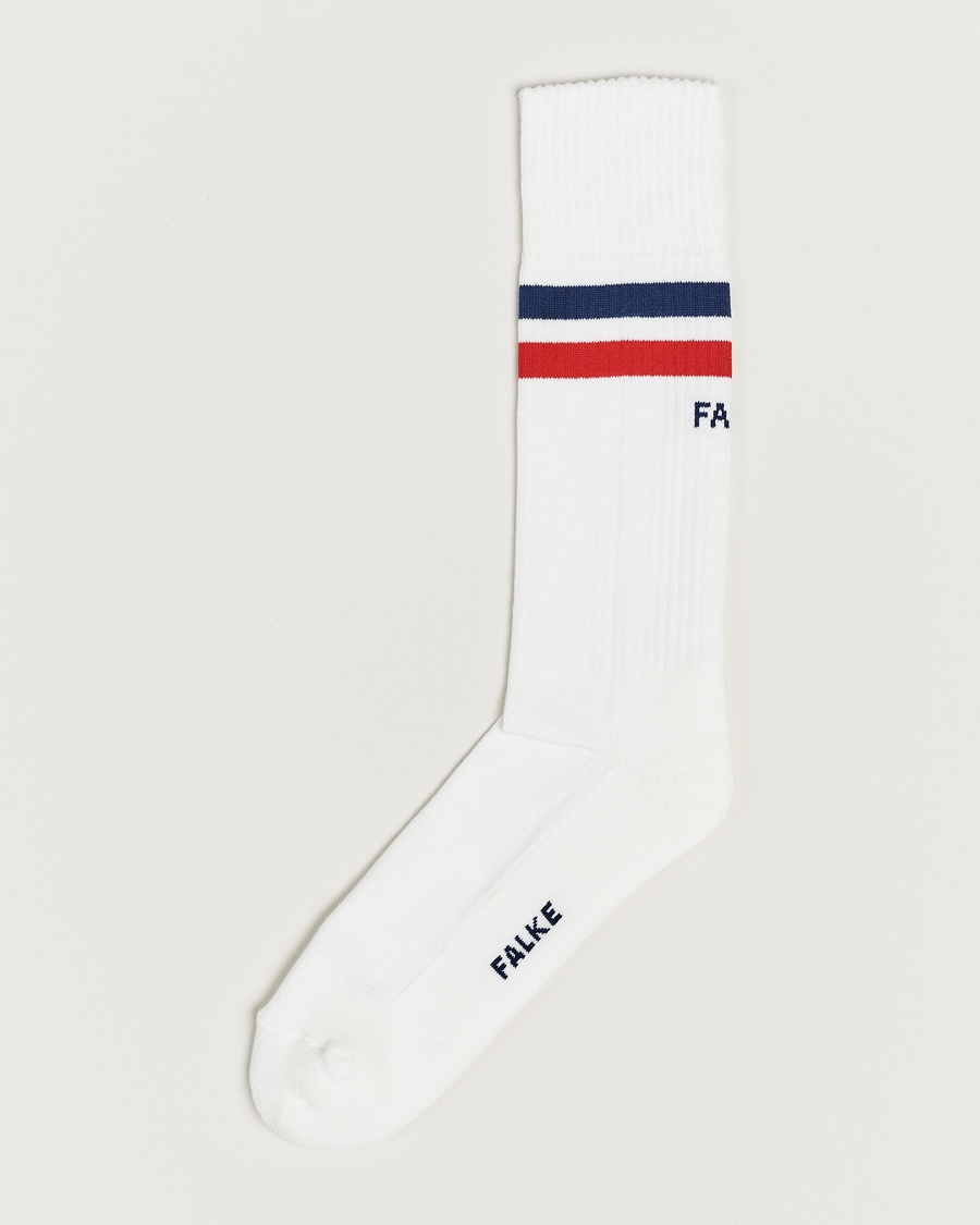 Falke Dynamic Tennis Sock White/Blue/Red – Vit