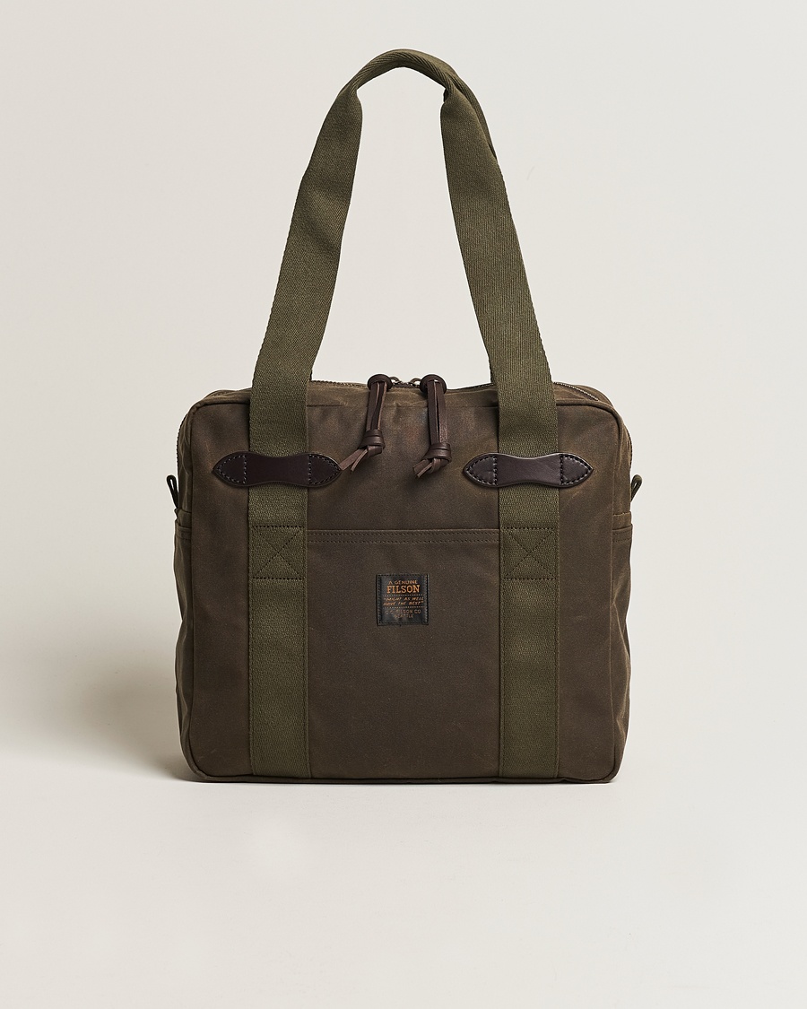 Herr | Accessoarer | Filson | Tin Cloth Tote Bag Otter Green